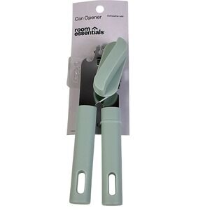 Room Essentials Mint Green Manual Can Opener Dishwasher‎ Safe NEW